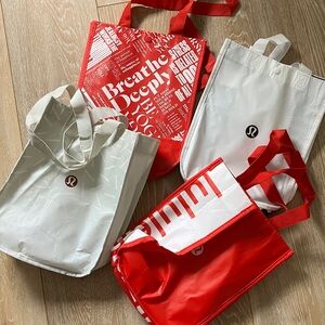 Lululemon Reusable Tote Bags Set